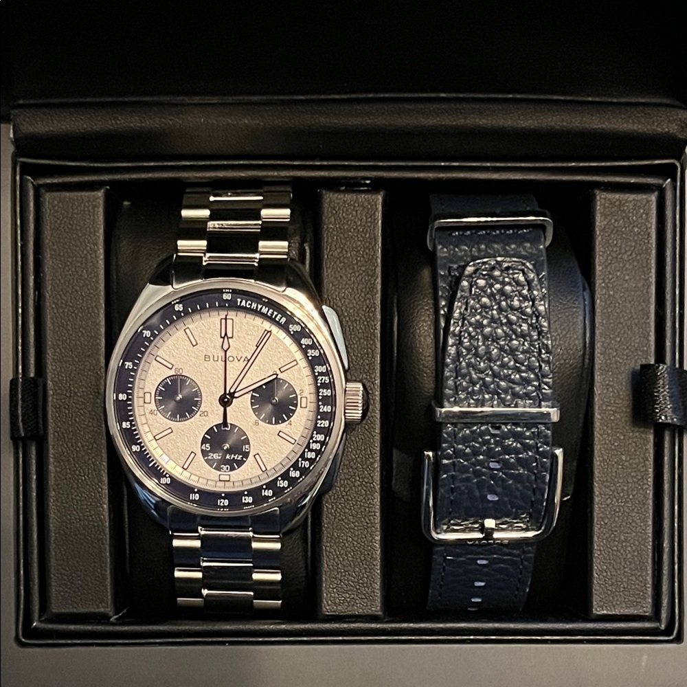 Bulova Lunar Pilot Watch - Full Set